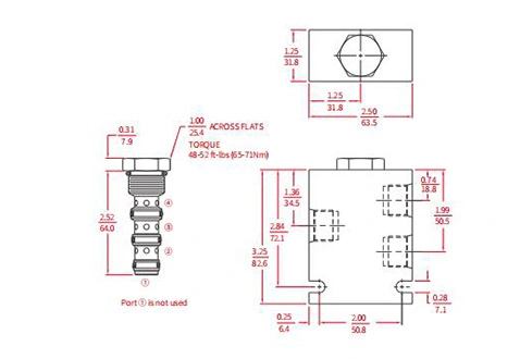 Prestazioni/dimensioni/disegno sezionale del divisore/combinatore di flusso IFD50-45