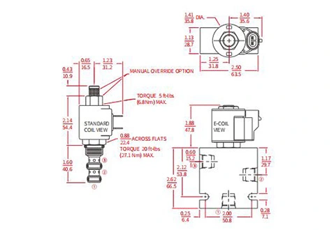 Prestazioni/dimensioni/disegno sezionale dell'elettrovalvola a solenoide a 2 posizioni a 3 vie a ISV08-31 bobine