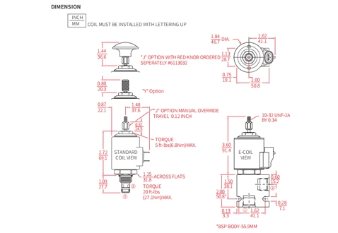 Prestazioni/dimensioni/disegno sezionale di ISV38-20J Poppet 2-Way N.C. Elettrovalvola